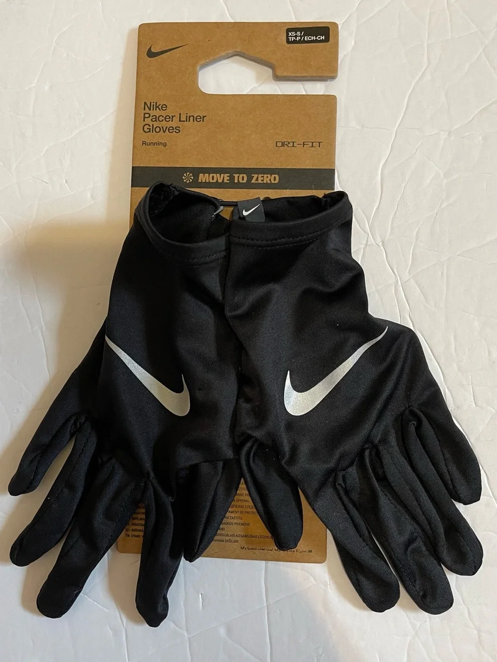 Nike Dri-FIT Pacer Liner Gloves XS - NWT**